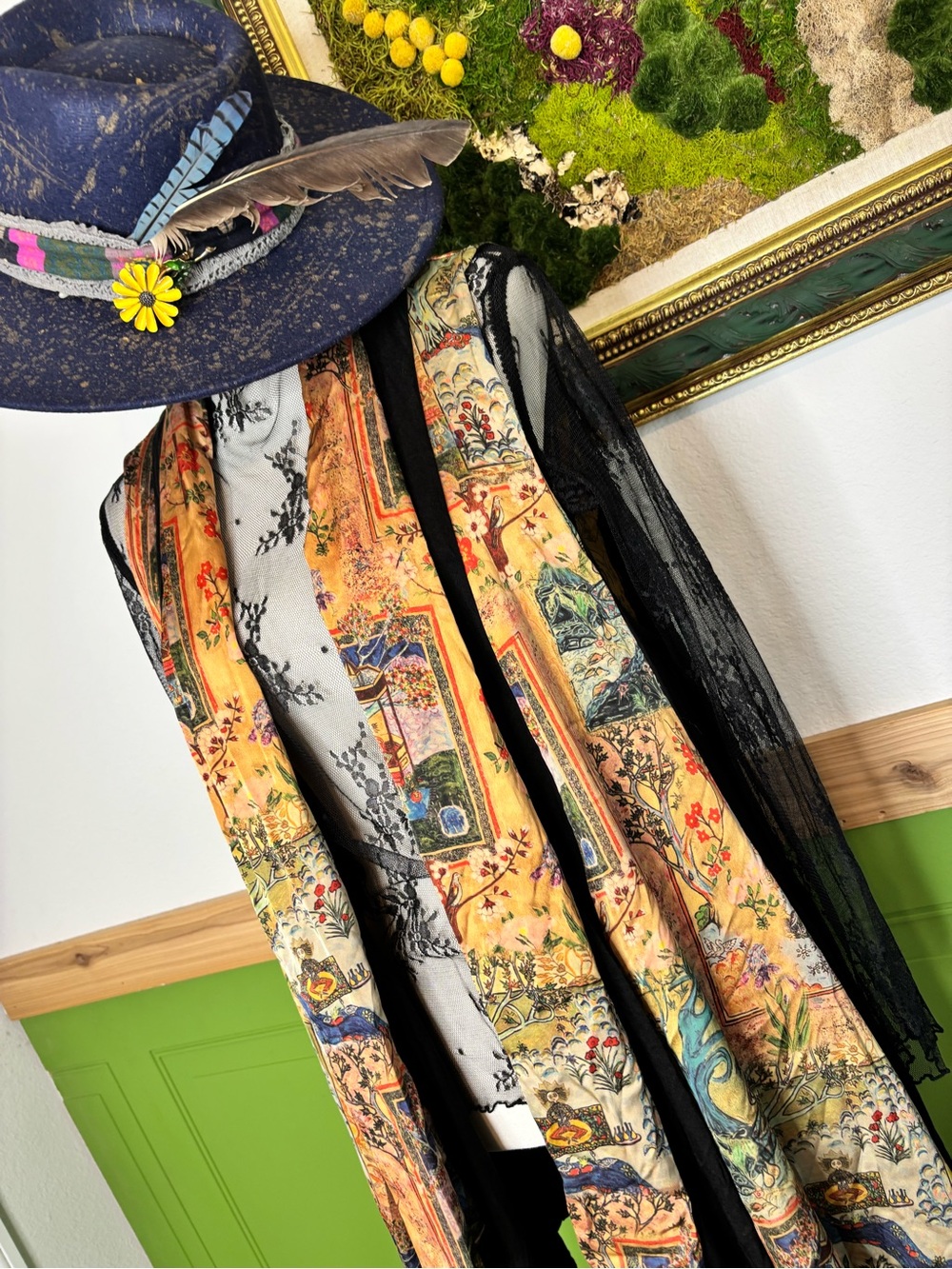 Anes A. Waterfall Kimono Vest Cardigan - Picture 2 of 15
